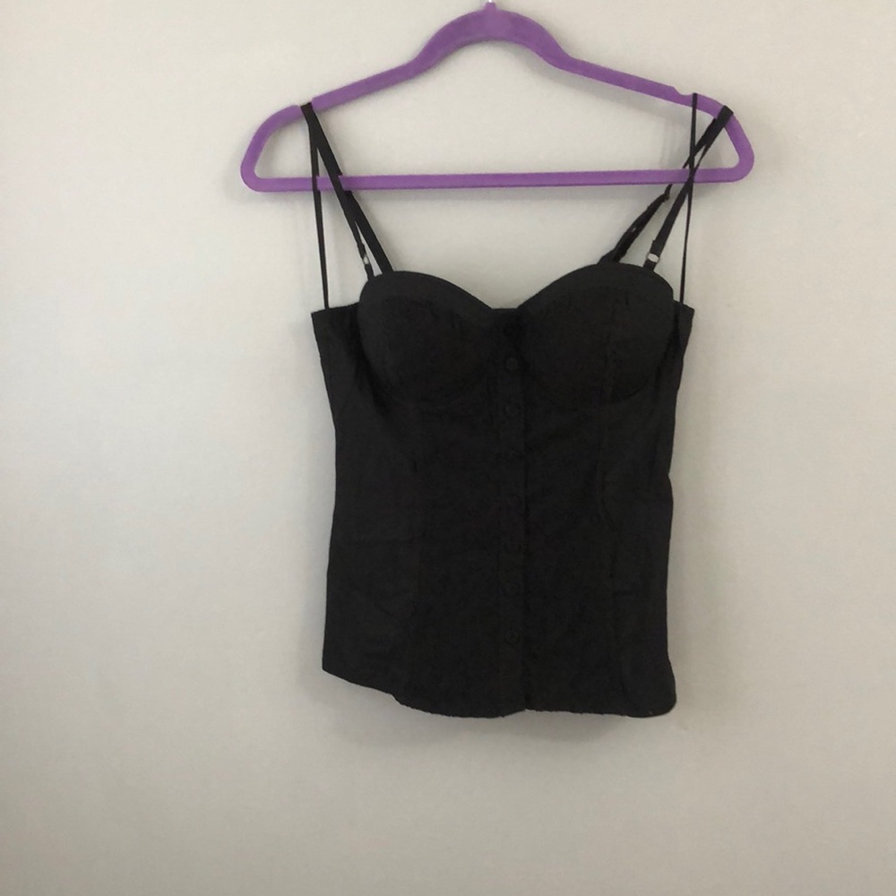 Guess Black Bustier top
